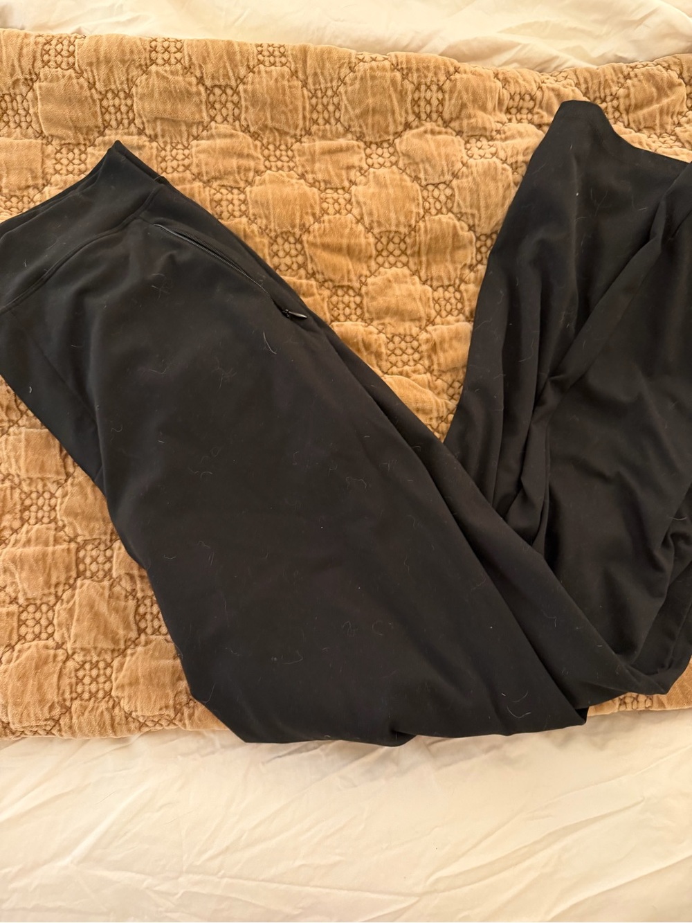 ninepine Black Leggings with Hidden Waistband Detail